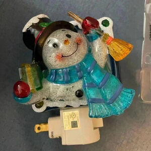 Snowman Nightlight, EUC, in original packaging